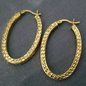Oval earrings